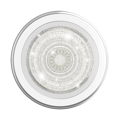 Secondary image for hover Clear Glitter Silver — MagSafe Round