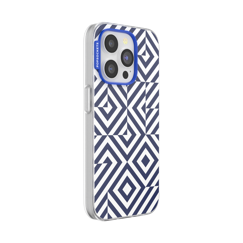 Tiled Navy — iPhone 15 Pro MagSafe Case image number 1