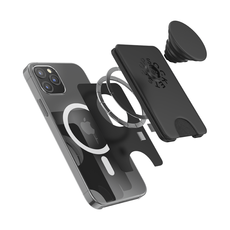 Black — PopWallet+ for MagSafe image number 6