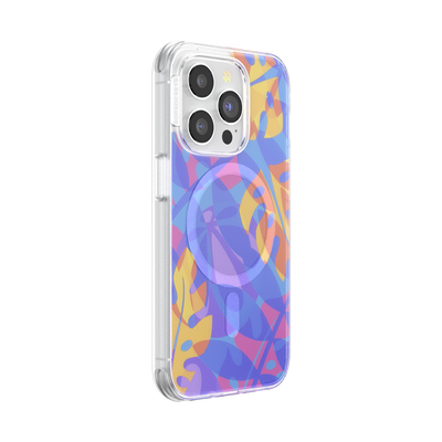 Secondary image for hover Boca Palms Blue — iPhone 14 Pro MagSafe Case