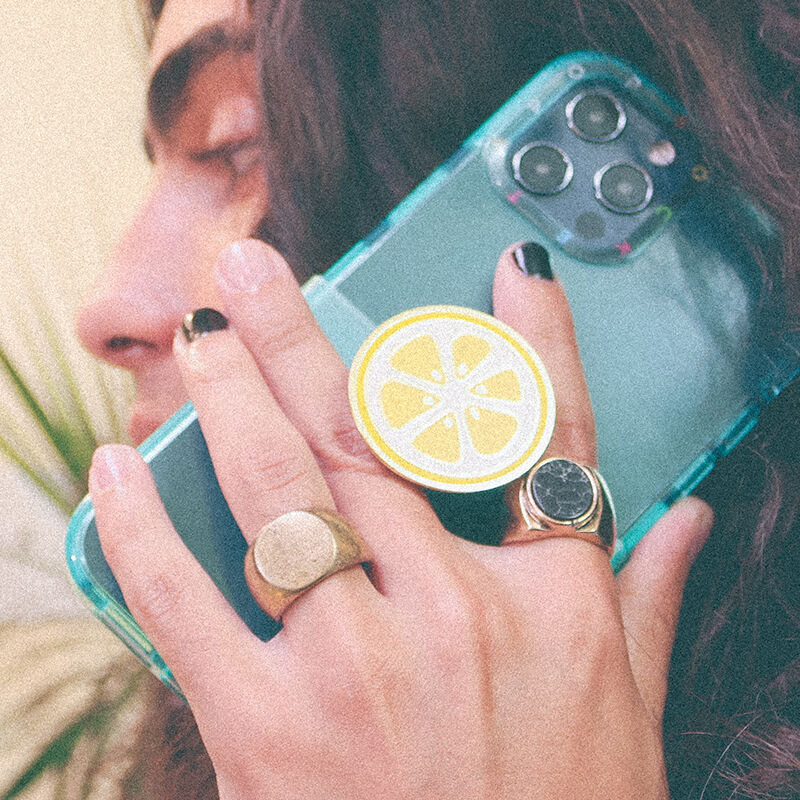 Enamel Lemon Slice Yellow image number 1