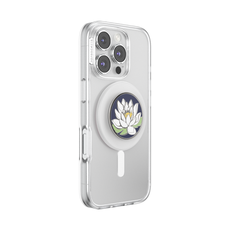 Enamel Water Lily Midnight — MagSafe PopGrip image number 6