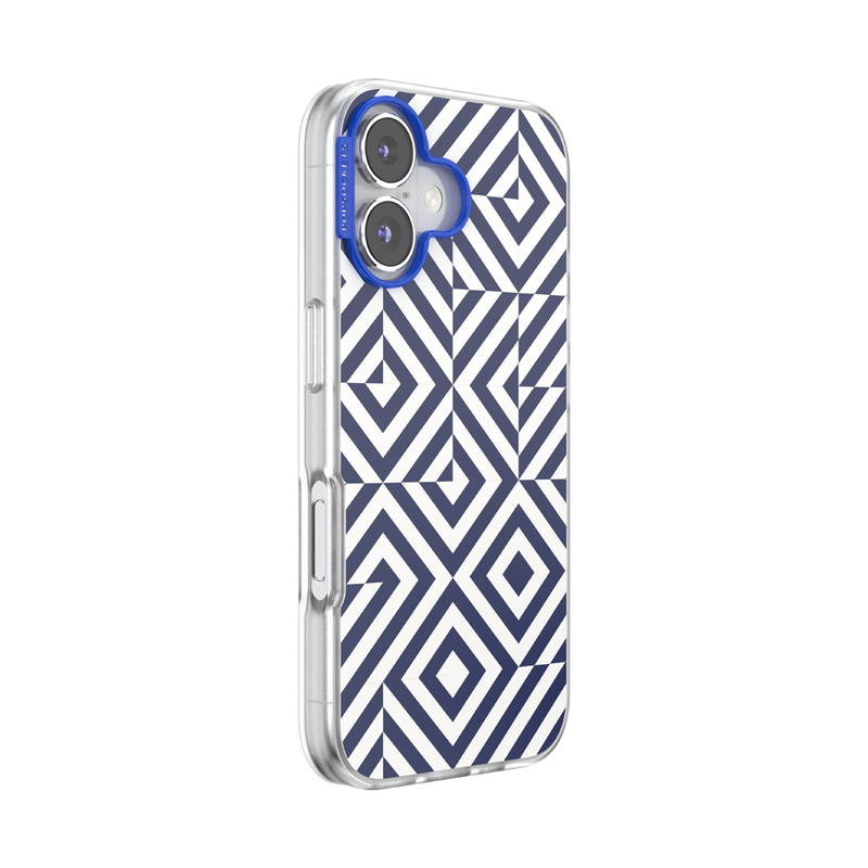 Tiled Navy — iPhone 16 MagSafe Case image number 1