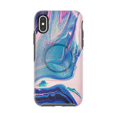 Otter + Pop Symmetry Series Case Pamplemousse — iPhone X/XS