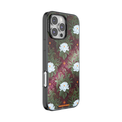 Secondary image for hover Mirror Lush White Lotus — iPhone 16 Pro Max MagSafe Case