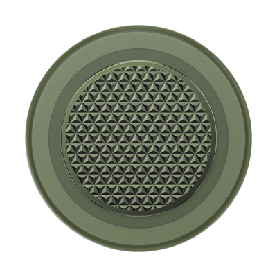 Secondary image for hover Olive Triangle Knurl — MagSafe PopGrip