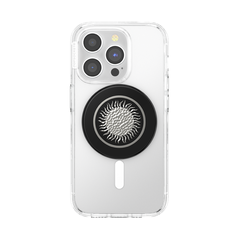 Enamel Hammered Sun Black — MagSafe PopGrip image number 7
