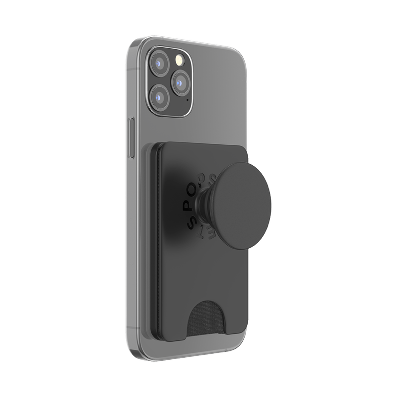 Black — PopWallet+ for MagSafe image number 3