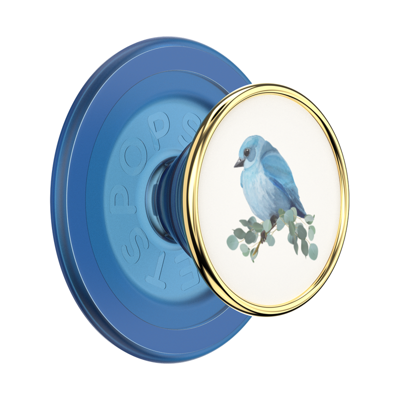 Enamel Blue Bird — MagSafe PopGrip image number 0