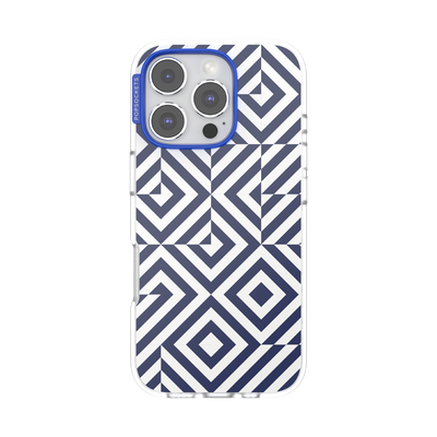 Tiled Navy — iPhone 16 Pro MagSafe Case