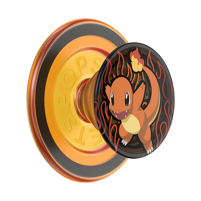 Pokémon — Charmander Flame PopGrip for MagSafe - Round