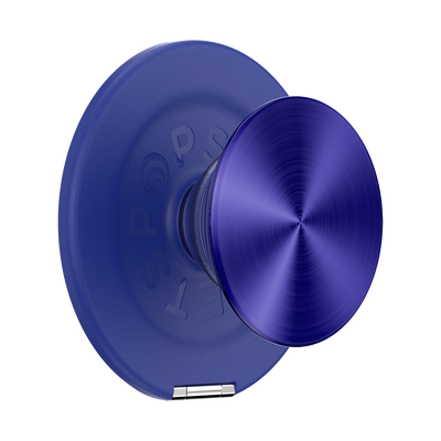 Aluminum Radial French Navy —  MagSafe Kick-Out Grip & Stand