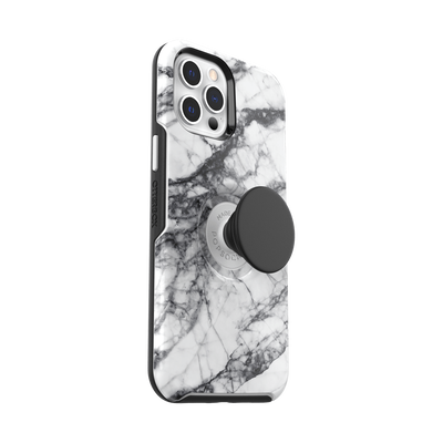 Secondary image for hover Otter + Pop Symmetry Series Case White Marble