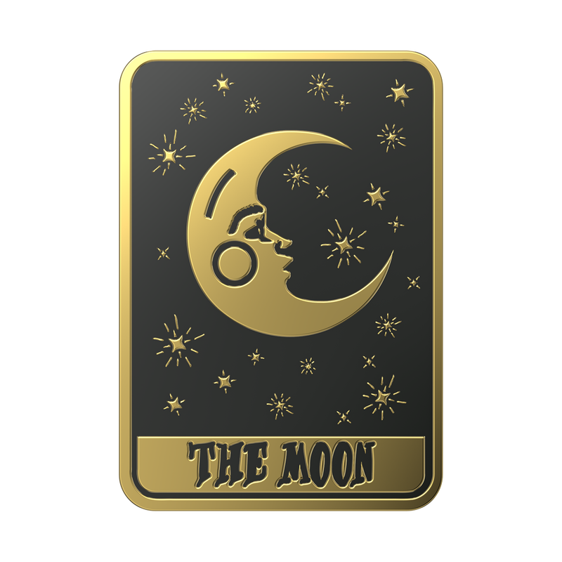 Enamel Tarot Card Moon image number 0