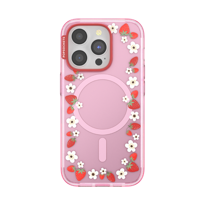 Strawberry Frame — iPhone 15 Pro MagSafe Case