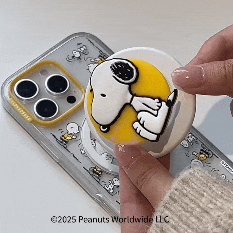 PopOut Sitting Snoopy — MagSafe PopGrip image number 2