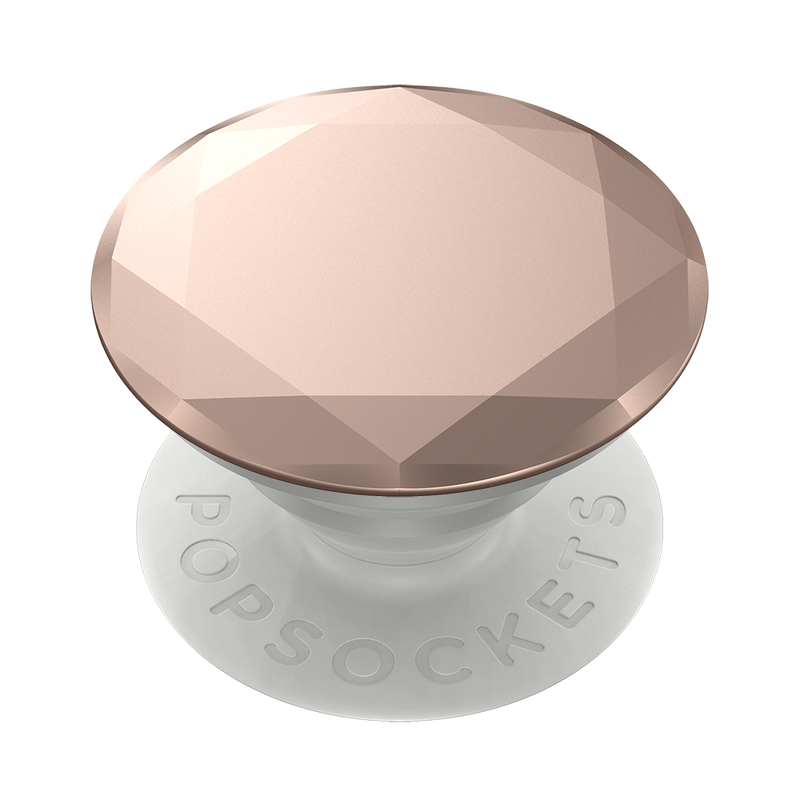 Rose Gold Metallic Diamond — Adhesive PopGrip image number 0