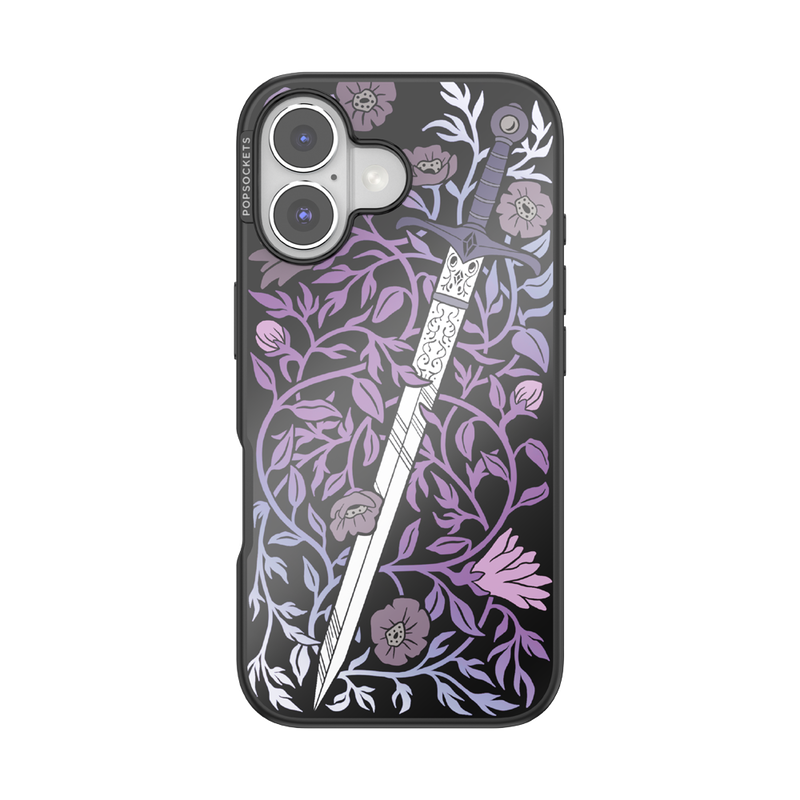 Mirror Thorny Blade Lavender — iPhone 16 MagSafe Case image number 0