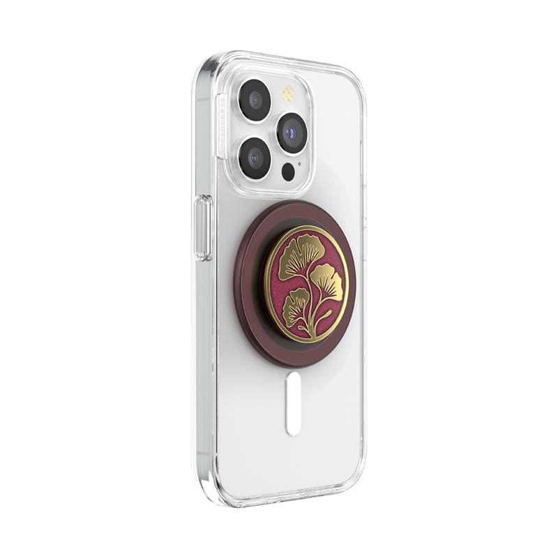 Enamel Ginkgo Oxblood — MagSafe PopGrip image number 7