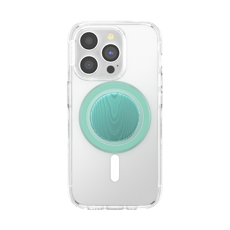 Aluminum Moire Turquoise — MagSafe PopGrip image number 6