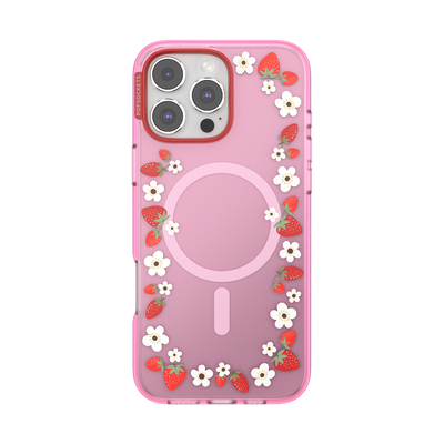 Strawberry Frame — iPhone 16 Pro Max MagSafe Case