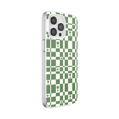 Secondary image for hover Garden Check Green — iPhone 15 Pro Max MagSafe Case