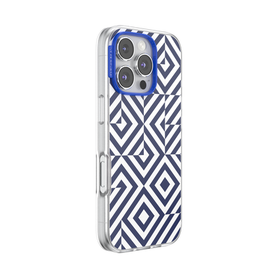 Secondary image for hover Tiled Navy — iPhone 16 Pro MagSafe Case