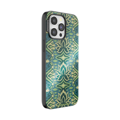 Secondary image for hover Mirror White Lotus Textile — iPhone 15 Pro Max MagSafe Case