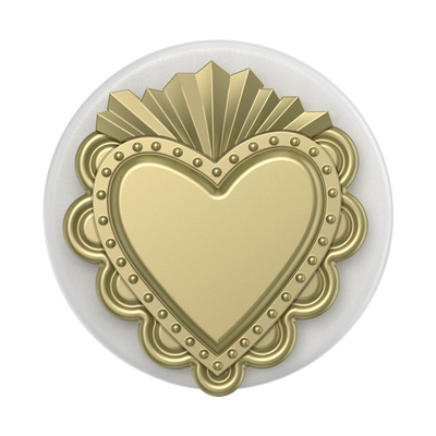 Secondary image for hover PopOut Sacred Heart Gold — MagSafe PopGrip