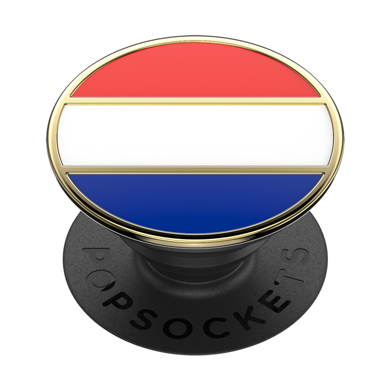 Enamel Dutch Flag — Adhesive PopGrip image number 1