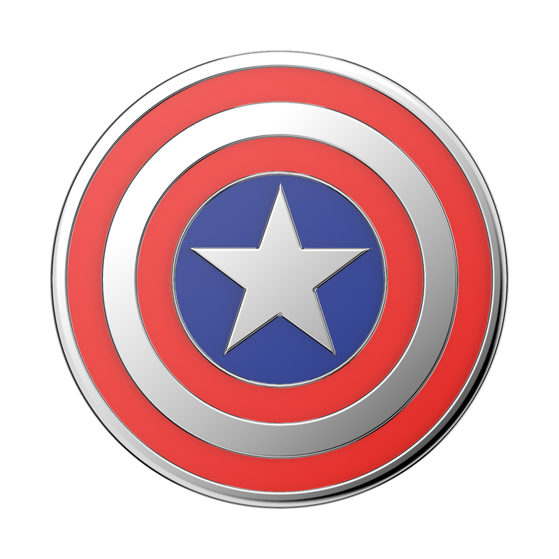 Enamel Captain America image number 0