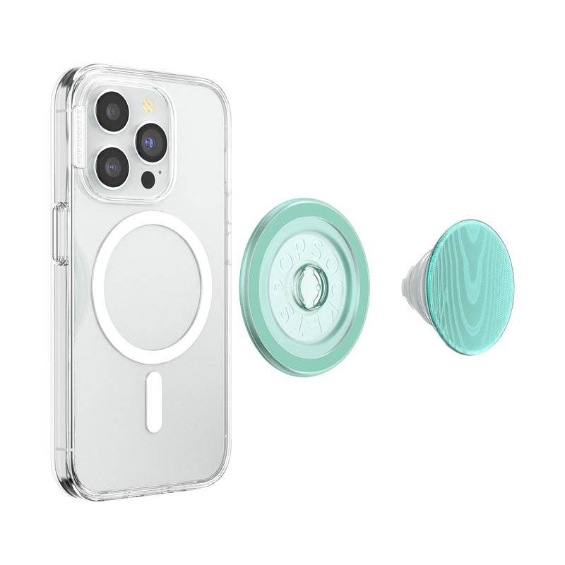 Aluminum Moire Turquoise — MagSafe PopGrip image number 5