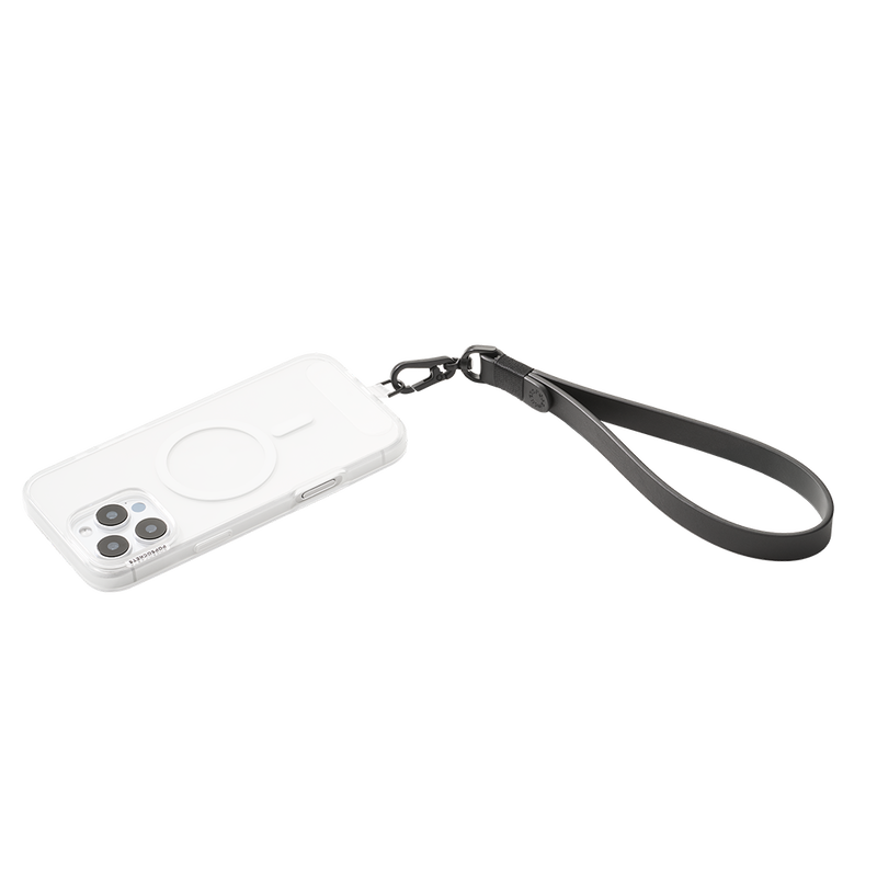 Vegan Leather Black — Phone Wristlet image number 3