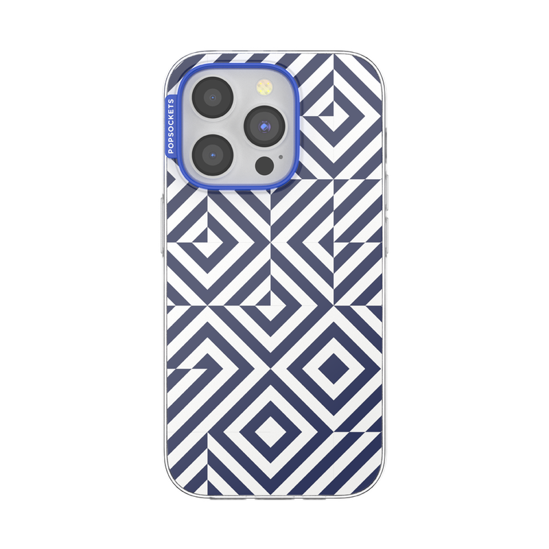 Tiled Navy — iPhone 15 Pro MagSafe Case image number 0