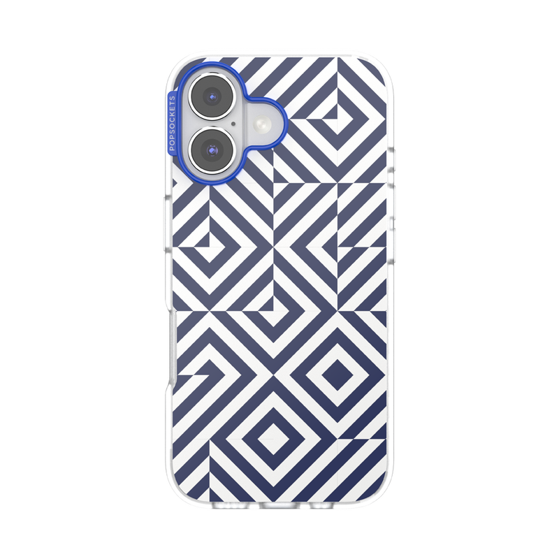 Tiled Navy — iPhone 16 MagSafe Case image number 0