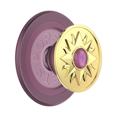 Enamel Sun Jewel Mauve — MagSafe PopGrip