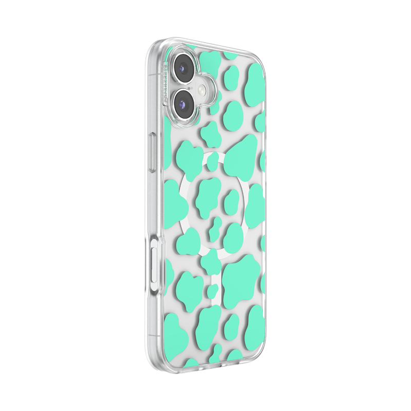 Turquoise Cow Cow — iPhone 16 Plus MagSafe Case image number 1