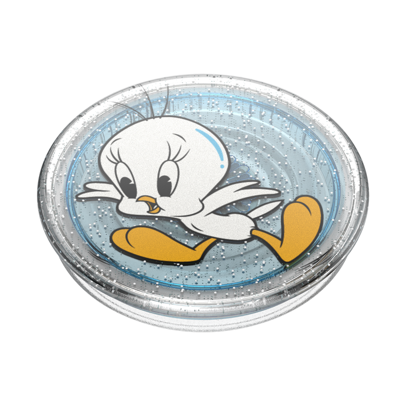 Glitter Translucent Fly Tweety! — Adhesive PopGrip image number 2