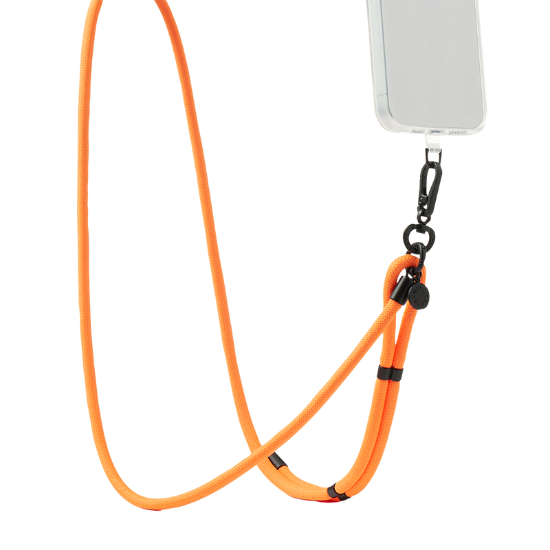 Paracord Safety Orange — Phone Strap image number 1