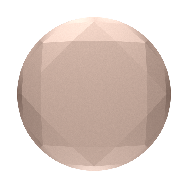 Rose Gold Metallic Diamond — Adhesive PopGrip image number 1