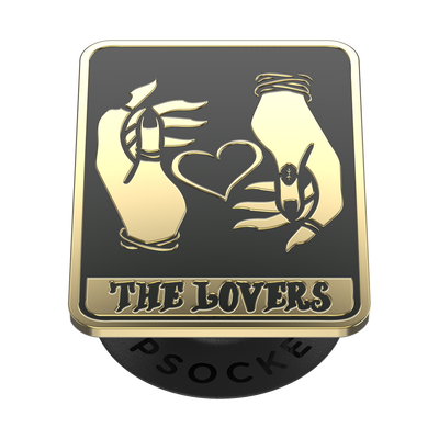 Secondary image for hover Enamel Tarot Card The Lovers