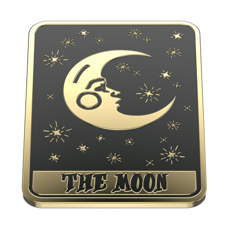 Enamel Tarot Card Moon image number 2
