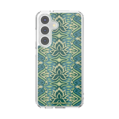 White Lotus Textile — Samsung Galaxy S25 MagSafe Case