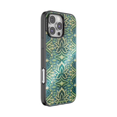 Secondary image for hover Mirror White Lotus Textile — iPhone 16 Pro Max MagSafe Case