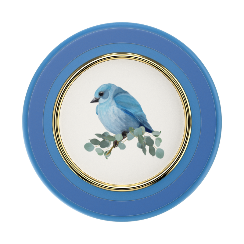 Enamel Blue Bird — MagSafe PopGrip image number 1