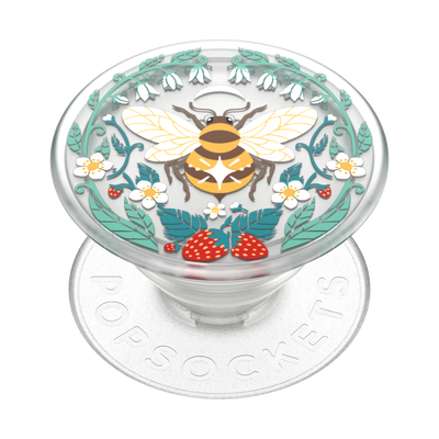 PlantCore Translucent Bee Boho — Adhesive PopGrip