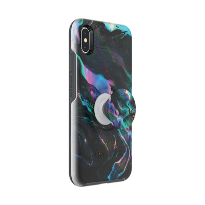 Secondary image for hover Otter + Pop Symmetry Series Case Oil Agate — iPhone XS Max