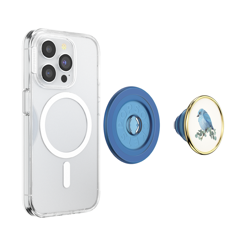 Enamel Blue Bird — MagSafe PopGrip image number 5