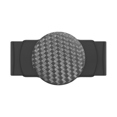 PopGrip Slide Stretch Carbonite Weave on Black with Square Edges