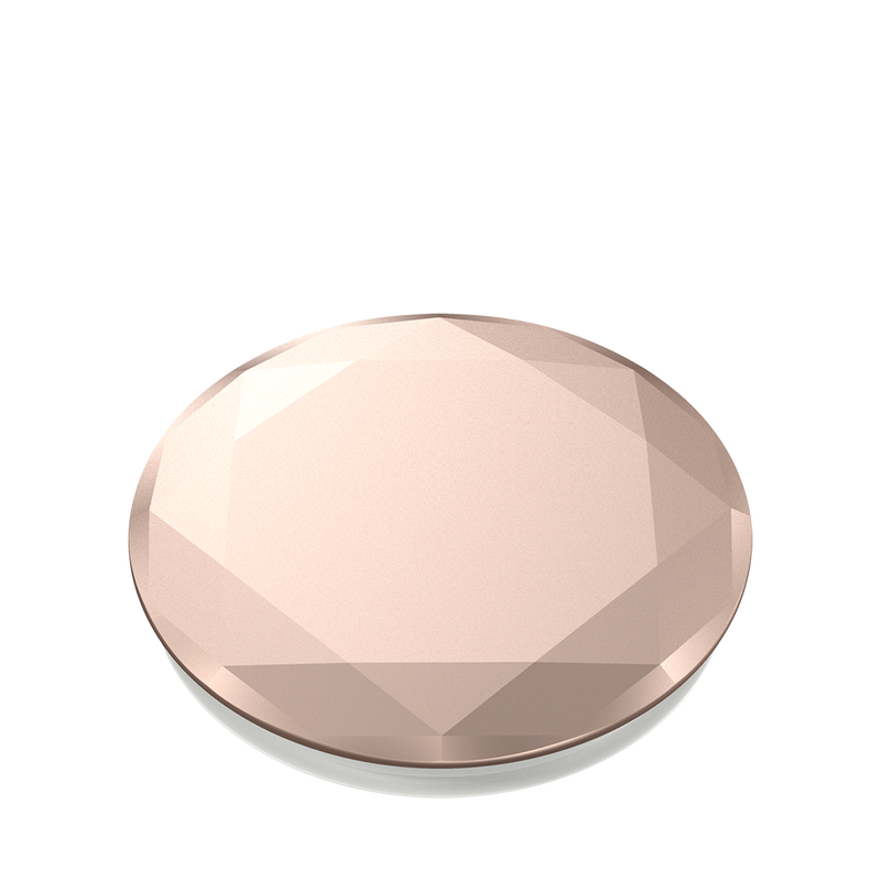 Rose Gold Metallic Diamond — Adhesive PopGrip image number 2
